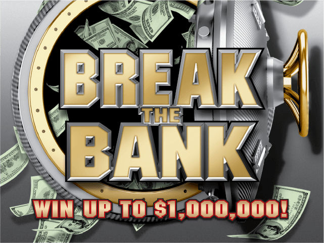 BREAK THE BANK scratch-off ticket