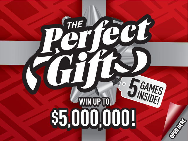 THE PERFECT GIFT scratch-off ticket