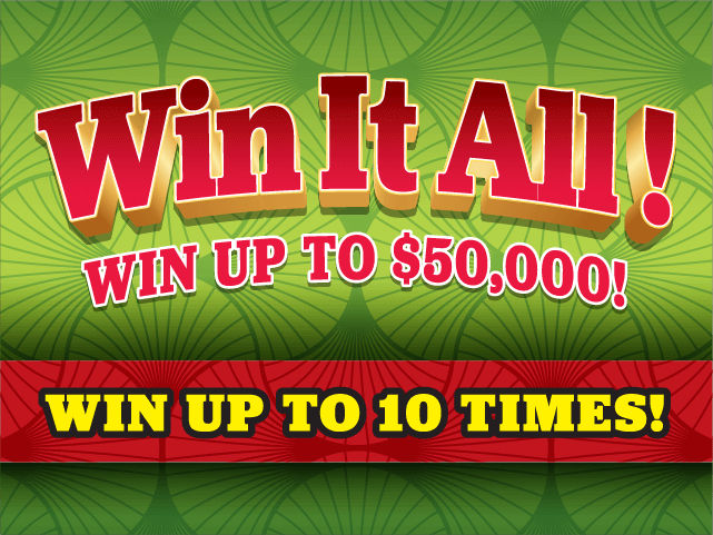 WIN IT ALL! scratch-off ticket